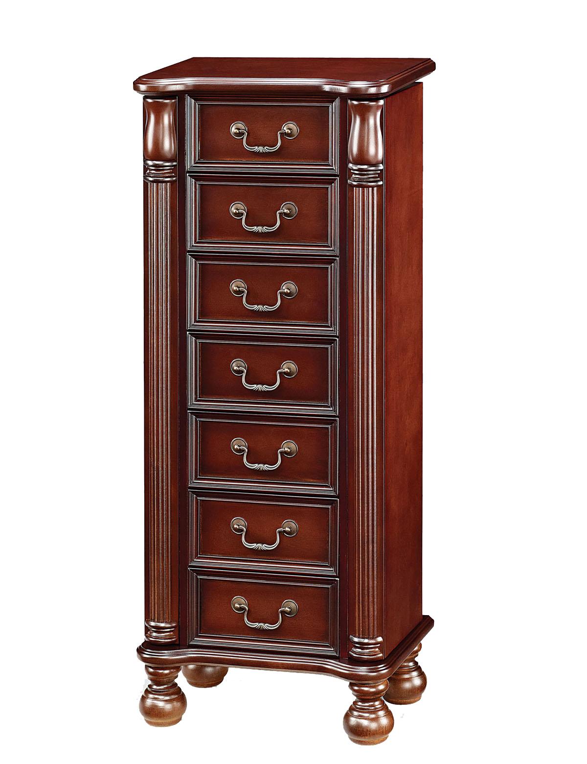 Acme Furniture Lopez Traditional Jewelry Armoire Del Sol Furniture